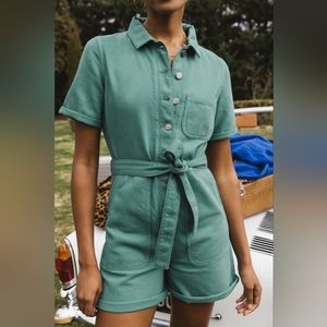 NWT Green Romper Balzac Paris